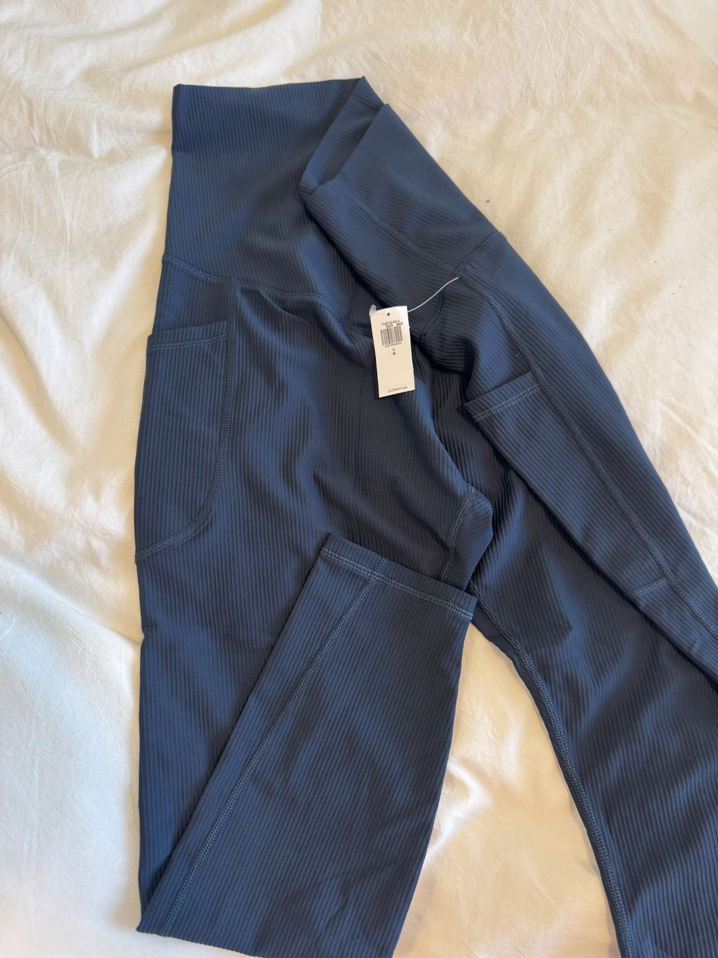 NWT Old Navy Maternity Ribbed Leggings, Maternity L (12-14)