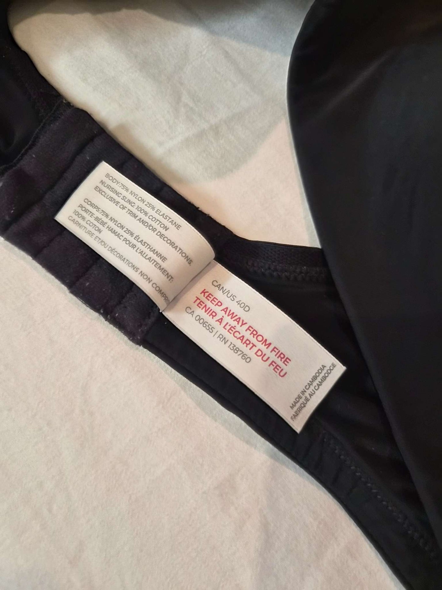 40D two thyme nursing bras , Maternity XL (16-18)
