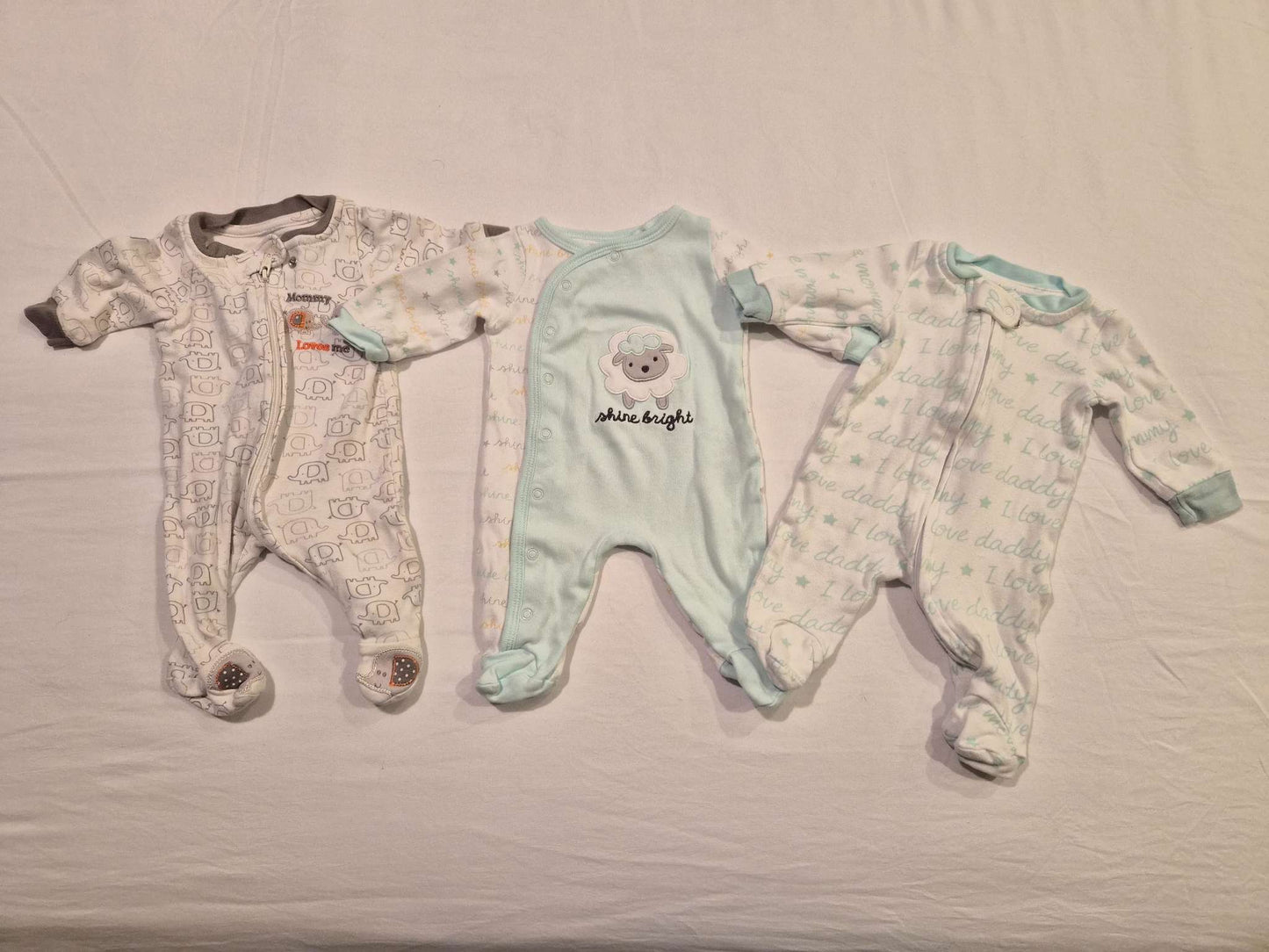 NB Bundle - 3 sleepers, Kids Newborn