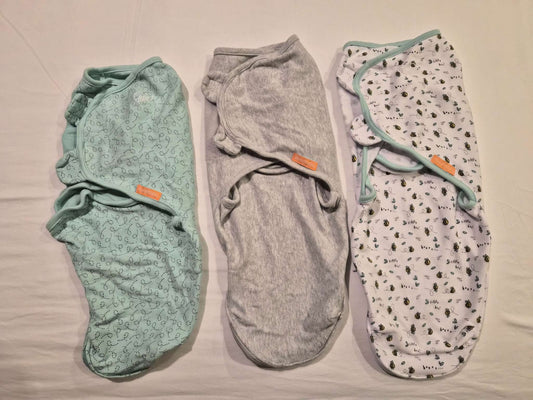 3 SwaddleMe Small/Medium Swaddles, 0-3 Months (Newborn)
