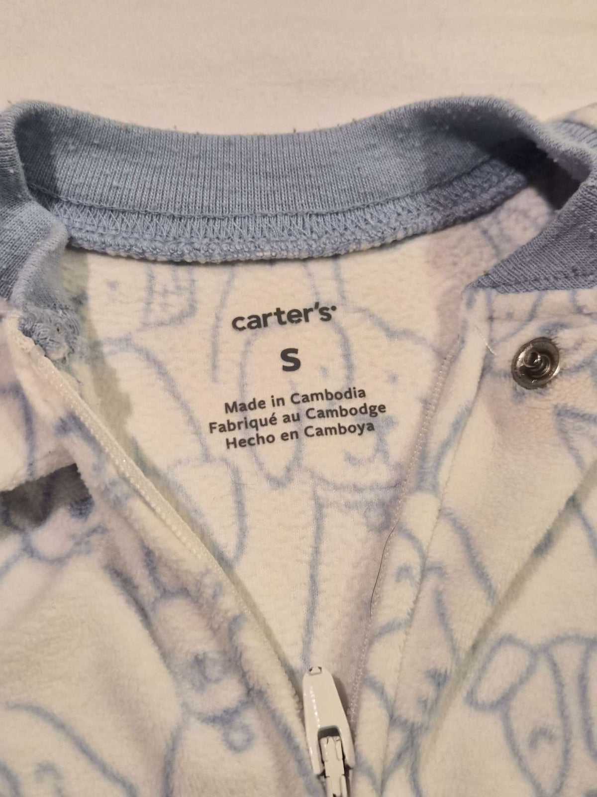Small Carter's fleece sleep sack , 0-6 Months (Small)