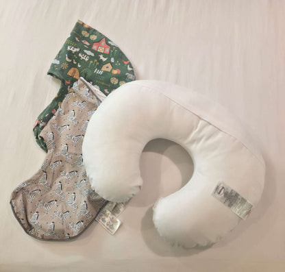 Boppy nursing pillow with covers