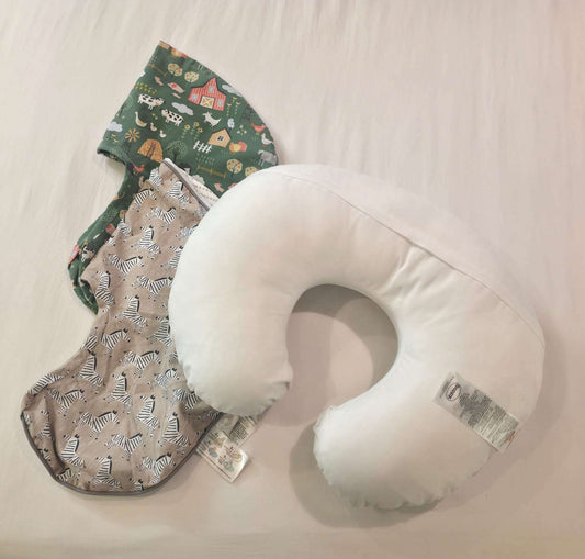 Boppy nursing pillow with covers