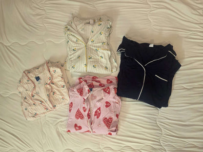 Maternity Pajama Bundle - 3 long and 1 short, Maternity XL (16-18)