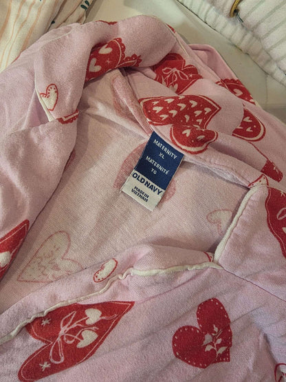 Maternity Pajama Bundle - 3 long and 1 short, Maternity XL (16-18)