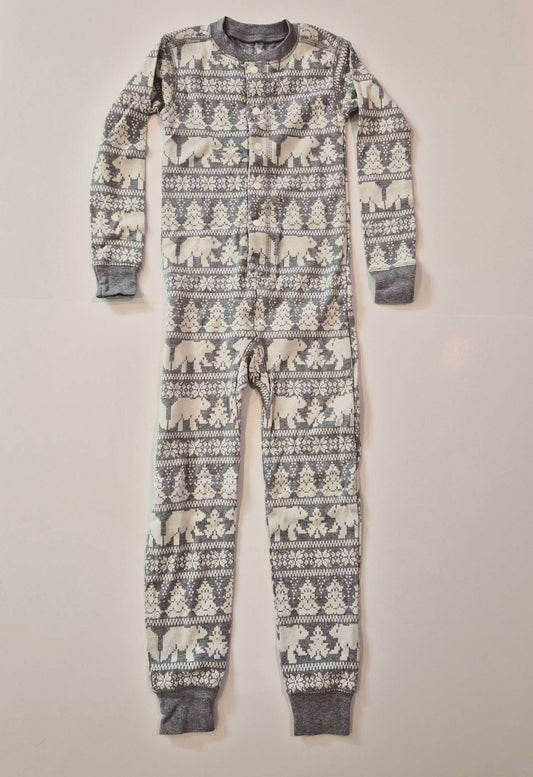 2T Hatley x Indigo Isle Polar Bear Organic Cotton Union Suit Pajamas, Kids 2T