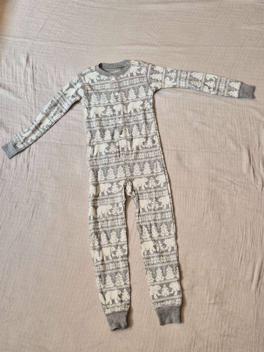 2T Hatley x Indigo Isle Polar Bear Organic Cotton Union Suit Pajamas, Kids 2T