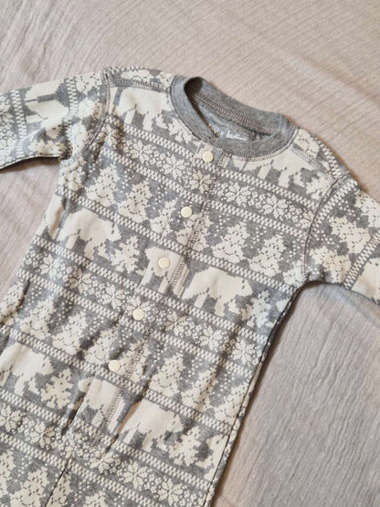 2T Hatley x Indigo Isle Polar Bear Organic Cotton Union Suit Pajamas, Kids 2T