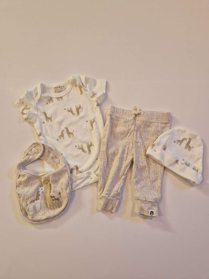 3M Giraffe Neutral 4-piece set, Kids 3 Month (0-3M)