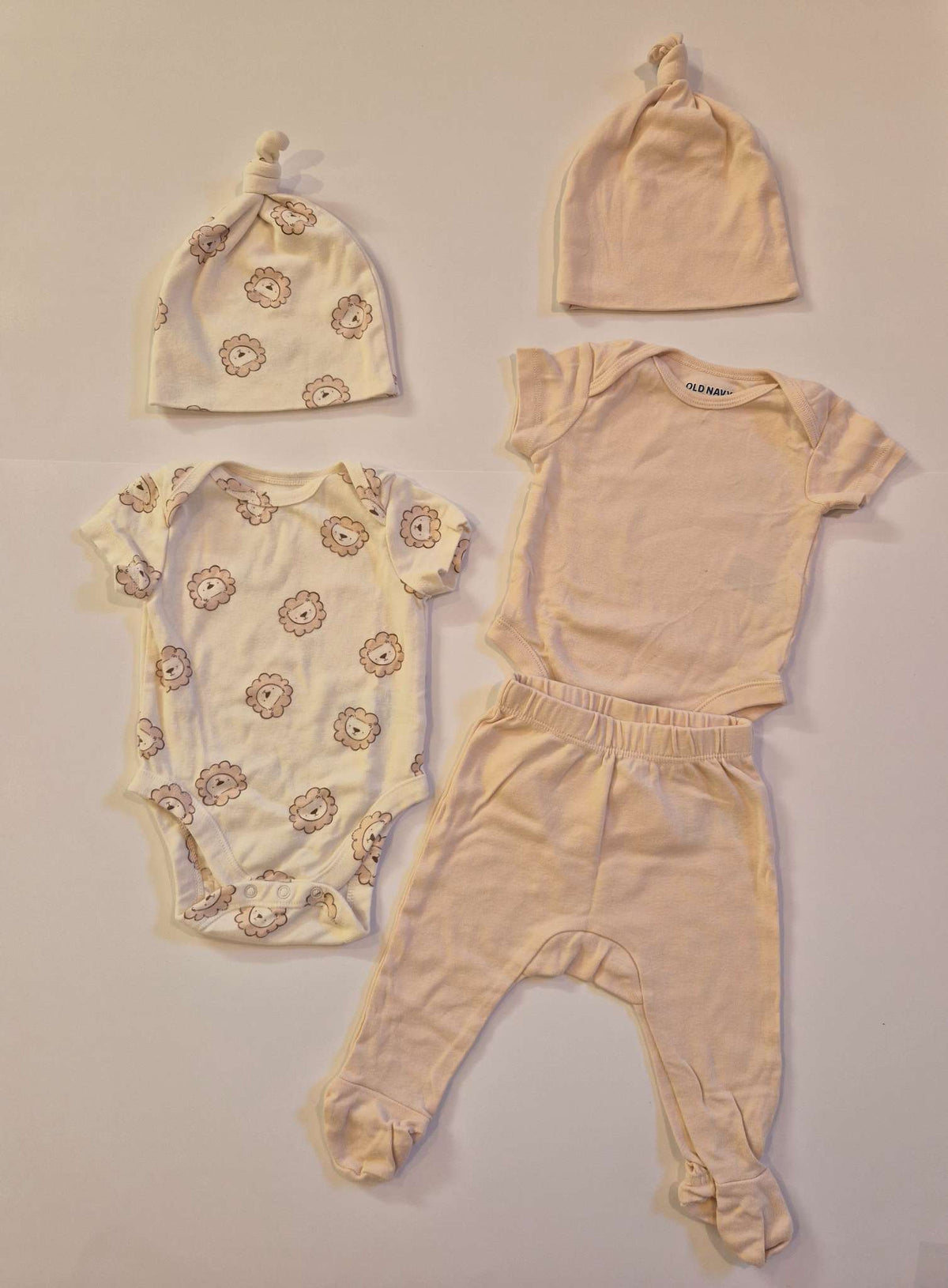 3M Neutral 5 piece set, Kids 3 Month (0-3M)