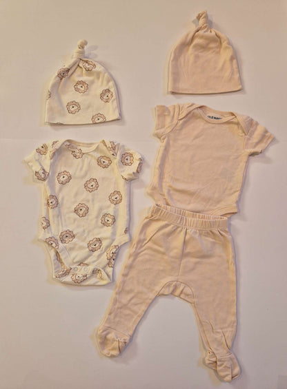 3M Neutral 5 piece set, Kids 3 Month (0-3M)