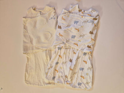 3-6M Halo Sleep Sack Swaddles Bundle of 2, 0-6 Months (Small)