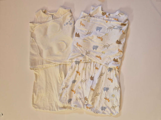 3-6M Halo Sleep Sack Swaddles Bundle of 2, 0-6 Months (Small)