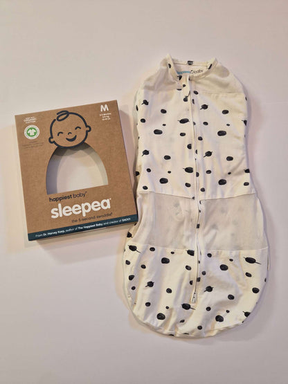M Sleepea Happiest Baby Swaddle, 0-6 Months (Small)