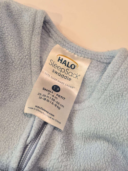3-6M Small Halo Fleece Sleepsack Swaddle Bundle, 0-6 Months (Small)