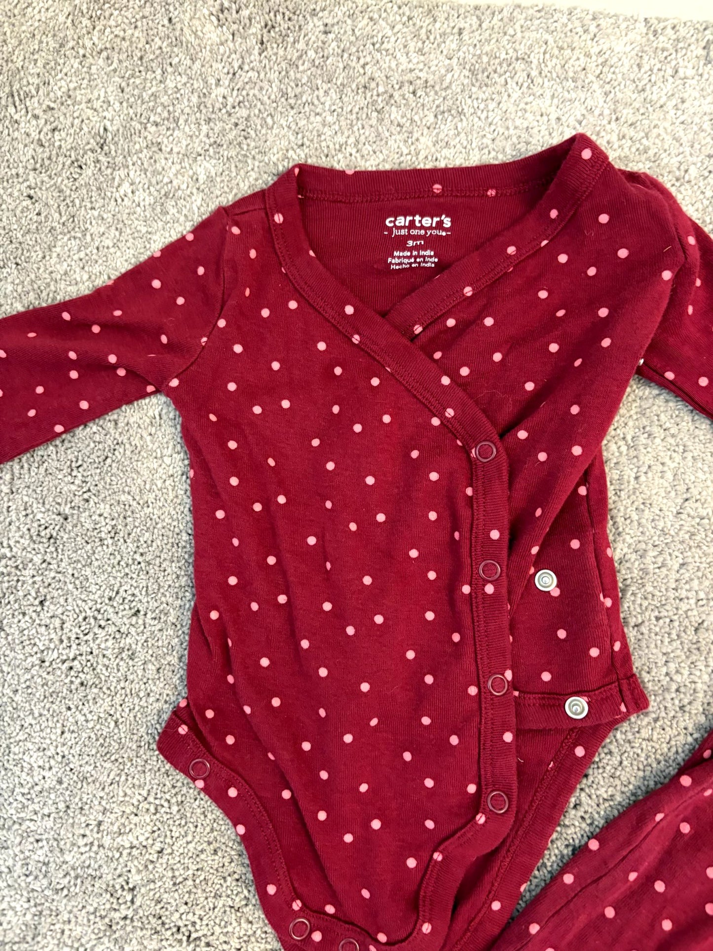 Carter's 3 piece clothing set (3 month), Kids 3 Month (0-3M)