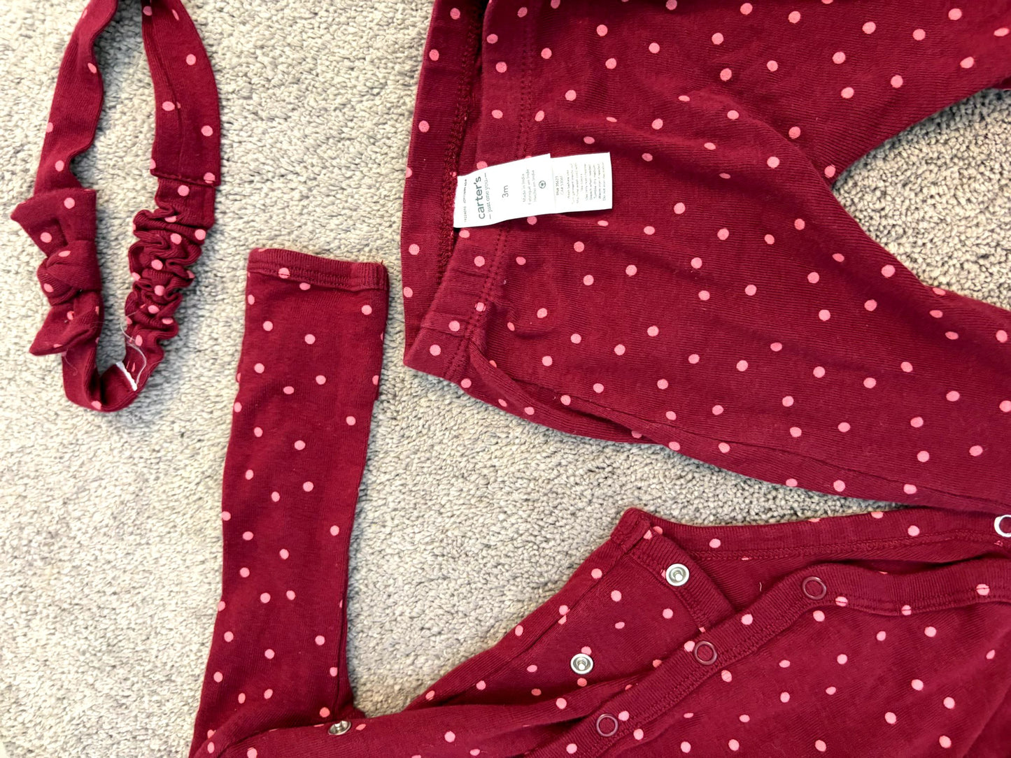 Carter's 3 piece clothing set (3 month), Kids 3 Month (0-3M)