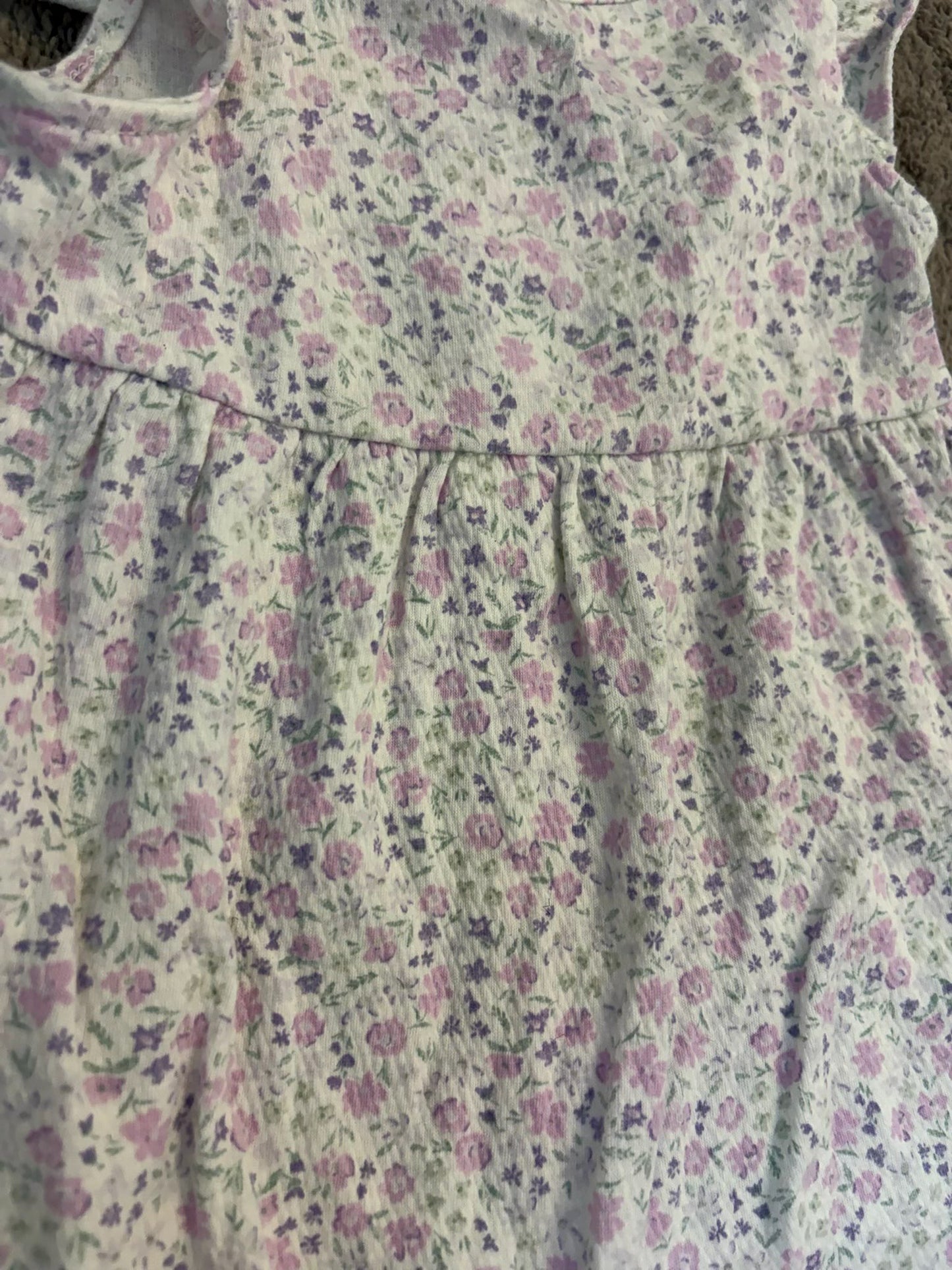Carter's Clothing Bundle - 4 piece Lavender floral (3 m), Kids 3 Month (0-3M)