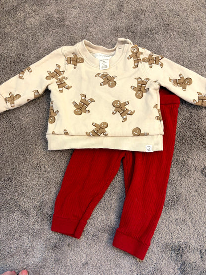 Christmas outfit - gingerbread man (6 month) - NWOT, Kids 6 Month (3-6M)