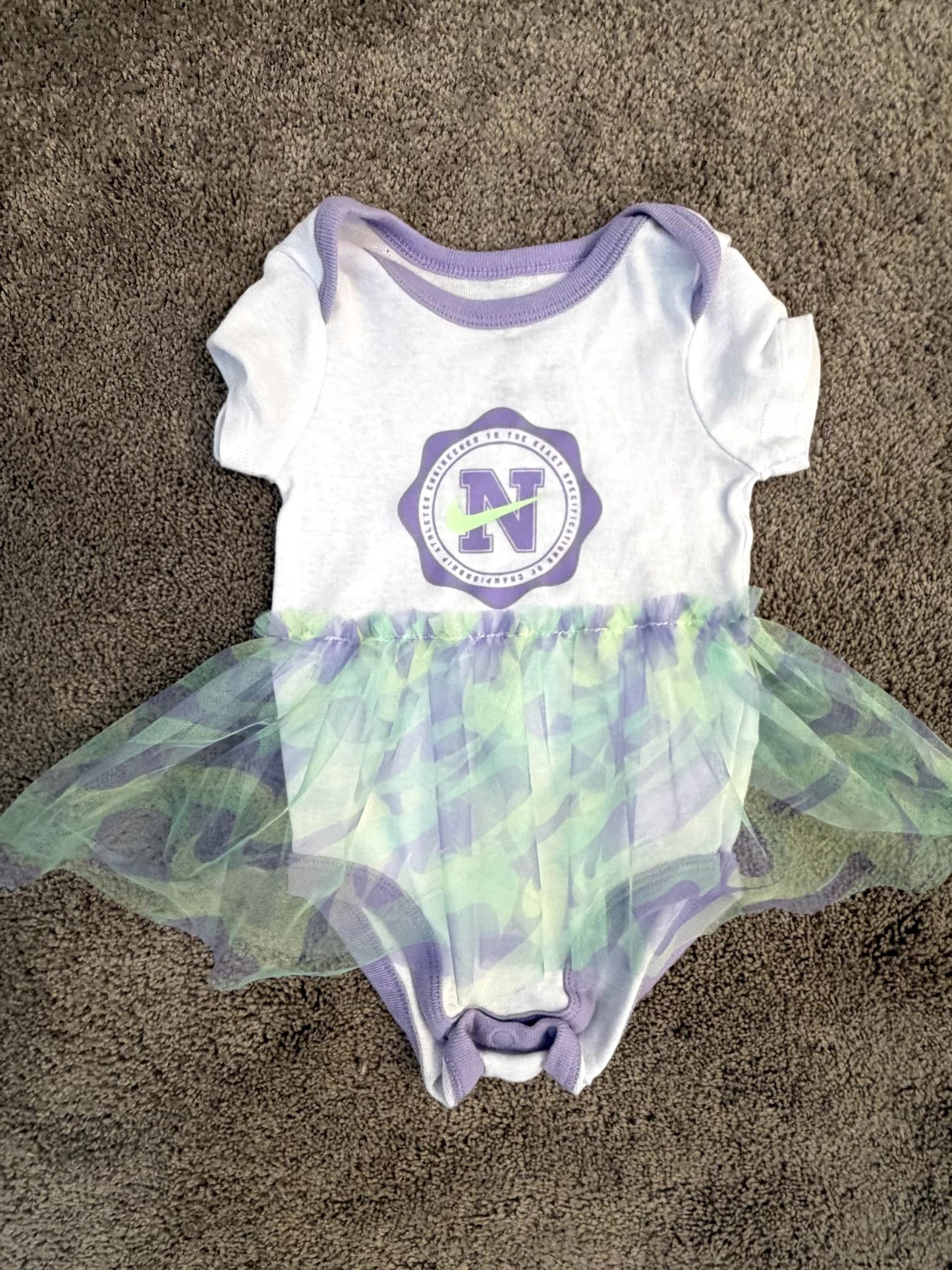 Nike onesie with sport skirt, 0-3 month, Kids 3 Month (0-3M)