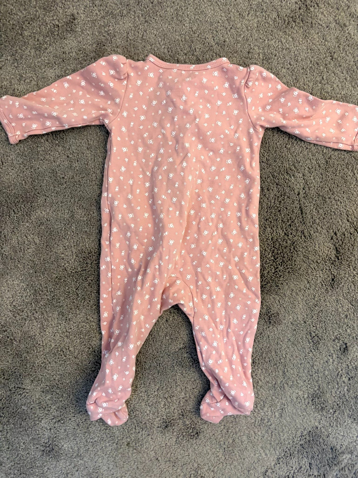 Carter's "Little Sister" sleep with two-way zip (3-6 month), Kids 6 Month (3-6M)