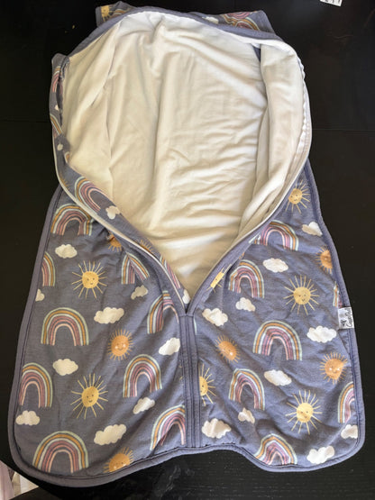 Copper Pearl Sleep Sack set - 2 rainbow pattern (6-12 months), 6-12 Months (Medium)