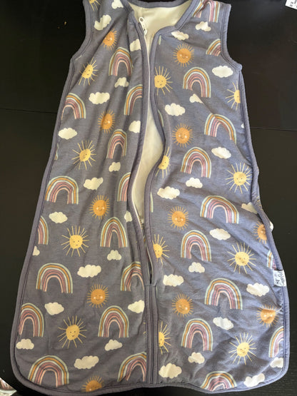 Copper Pearl Sleep Sack set - 2 rainbow pattern (6-12 months), 6-12 Months (Medium)