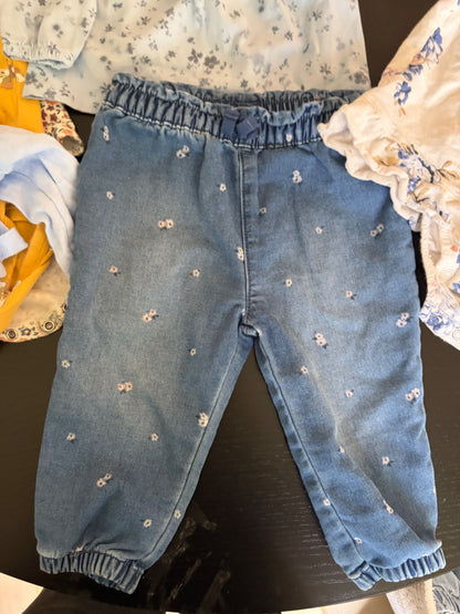 Carter's 12 month girl's clothing bundle (dress, sweater, pants, onesie, shirt)  - mix and match, Kids 12 Month (9-12M)