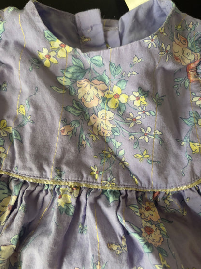 Carter's Baby B'gosh Lavender floral dress set with bloomers and bow (12 m), Kids 12 Month (9-12M)