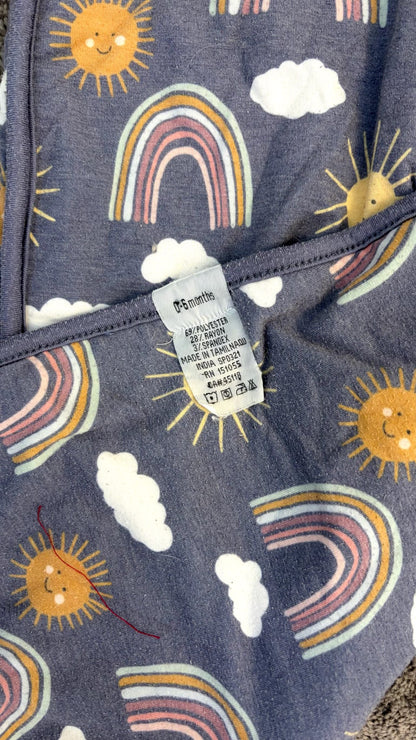 Copper Pearl Rainbow Sunshine Sleep Sack (0-6 months), 0-6 Months (Small)
