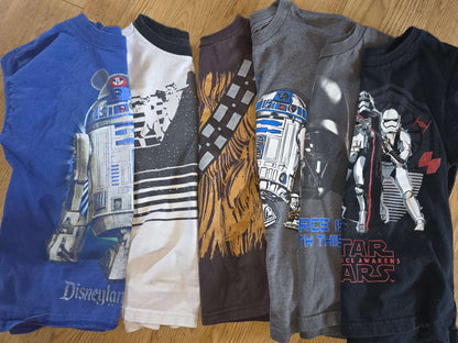 Star Wars shirts sz5/6, Kids 5/5T