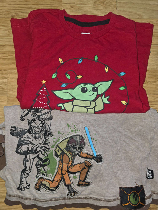 Star Wars shirts sz7/8, Kids 7