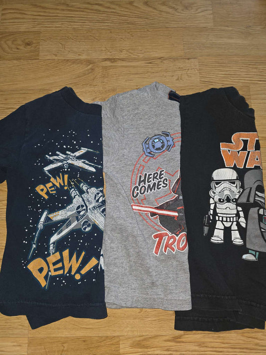 Star Wars Shirts sz 4, Kids 4/4T