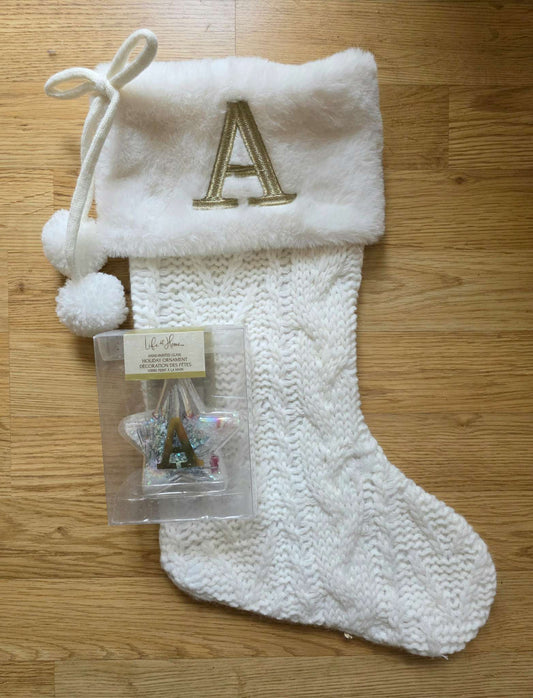 "A" Christmas items