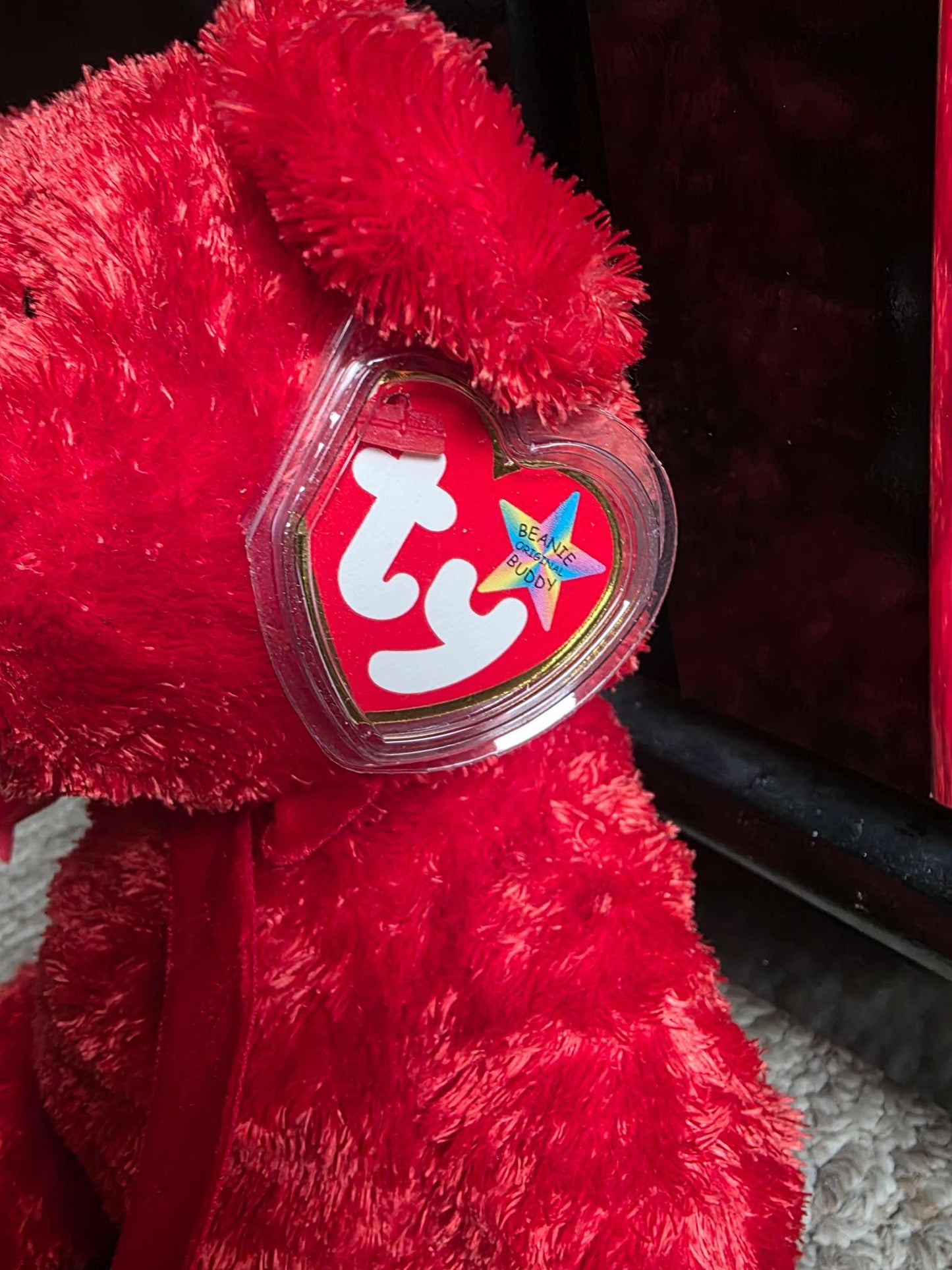 Ty Sizzle the Bear Beanie Buddy