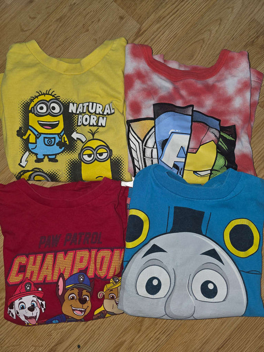 Character Shirts sz5, Kids 5/5T