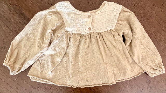 Neutral Boho Long Sleeve Blouse 🤍✨, Kids 3T