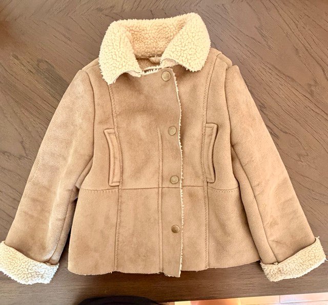 Zara Suede Jacket , Kids 3T