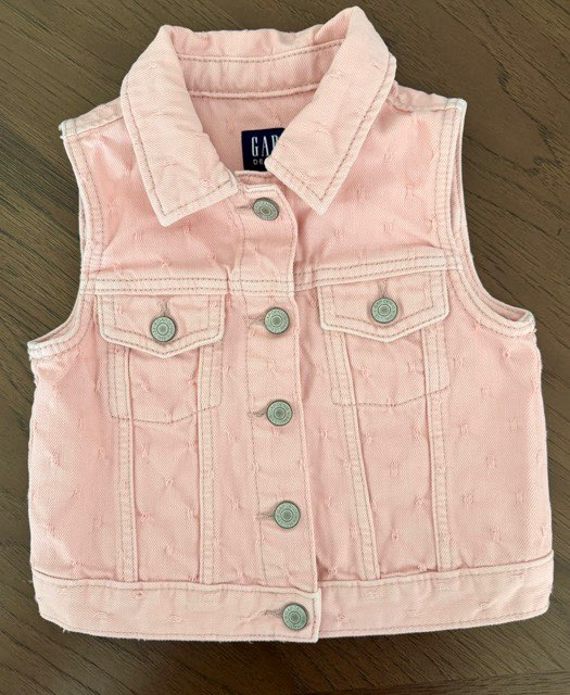 Gap Kids Pink Denim Vest 💕, Kids 4/4T