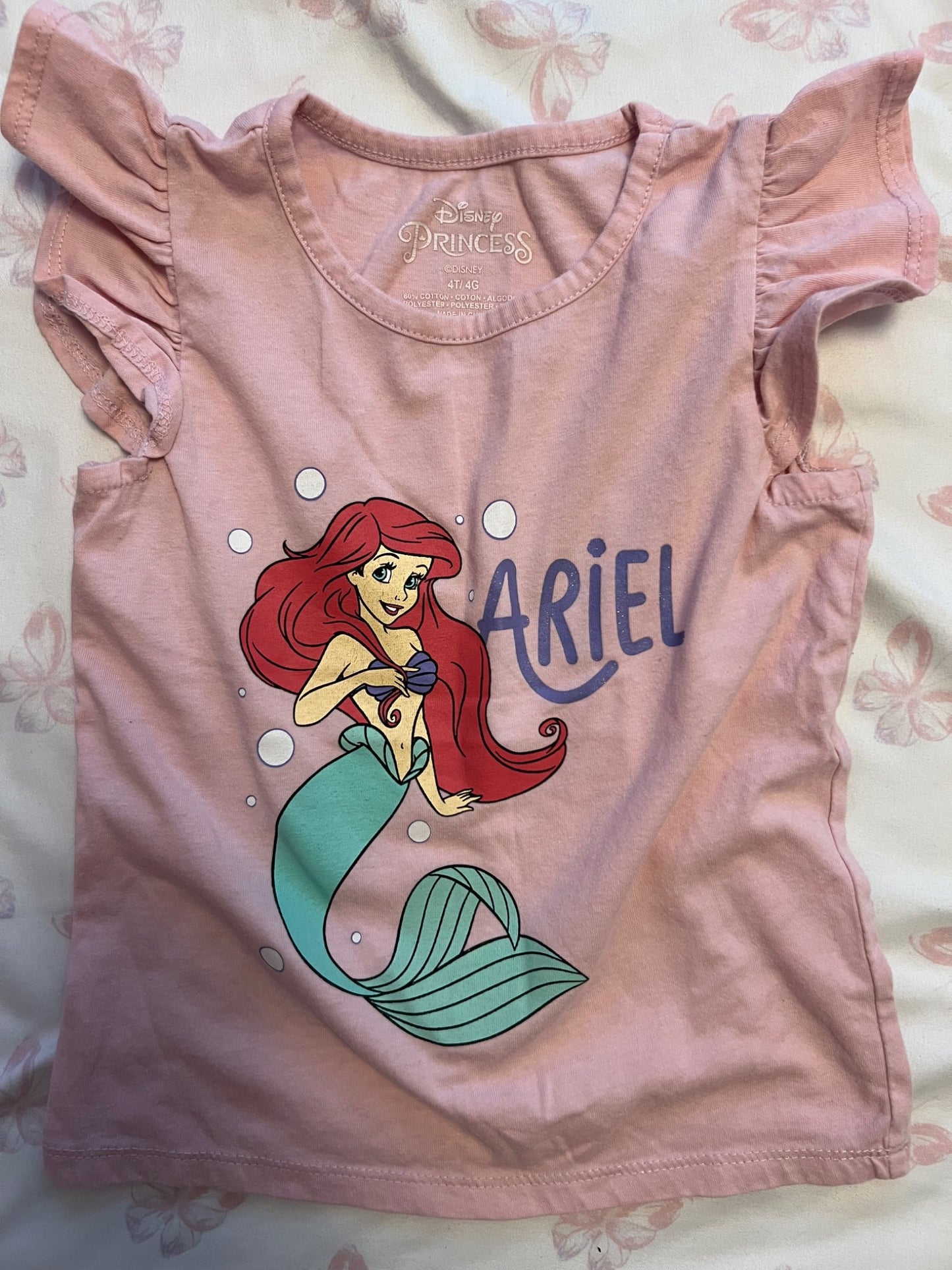 Disney Ariel top, Kids 4/4T