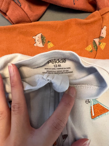 Pekkle oneies, Kids 12 Month (9-12M)