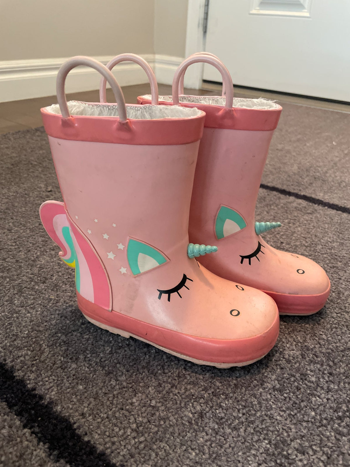 Joe fresh rain boots, Shoes 9 (Toddler:2-4yr)