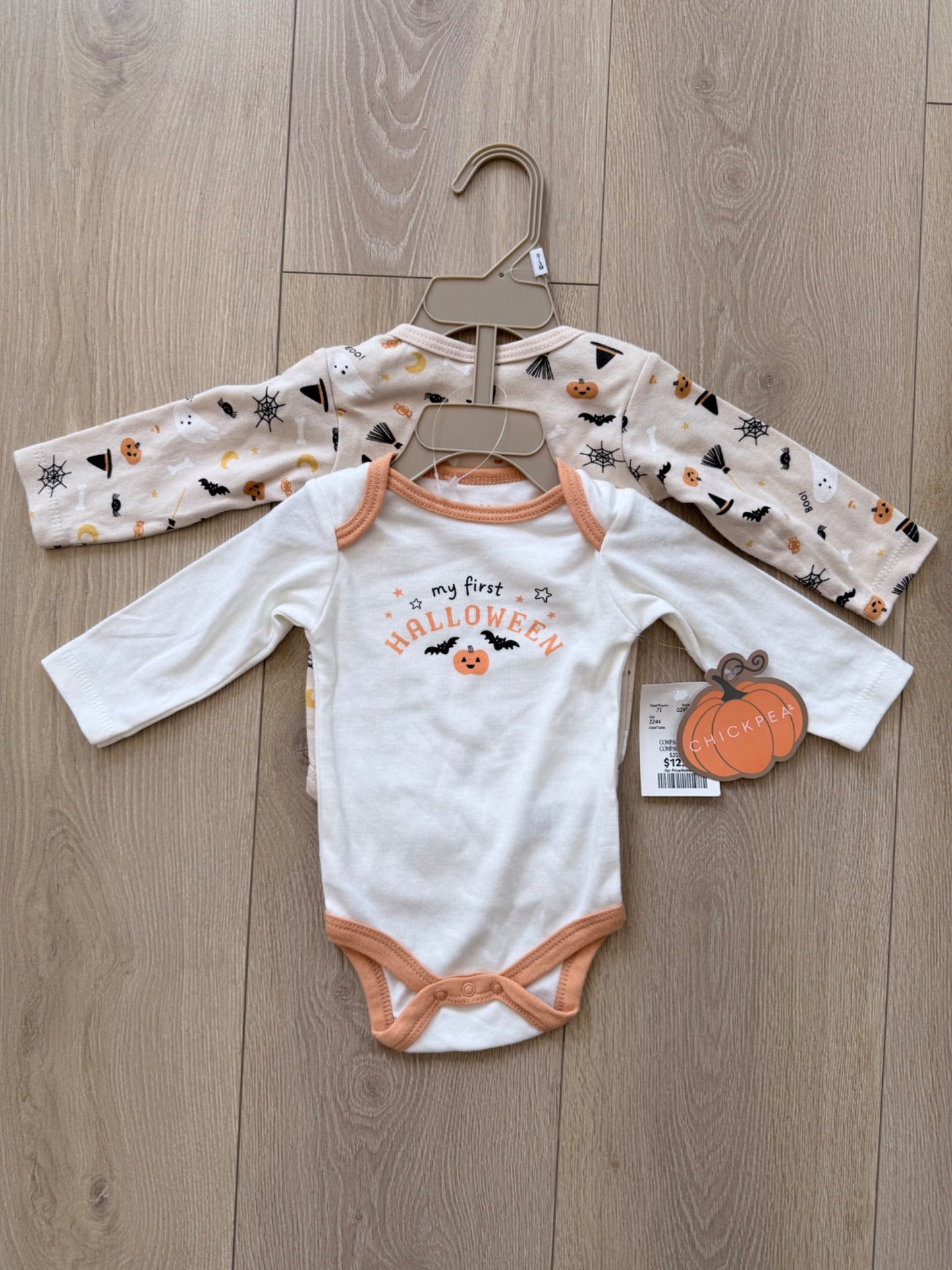 Halloween Long Sleeve Body Suit, Kids 3 Month (0-3M)