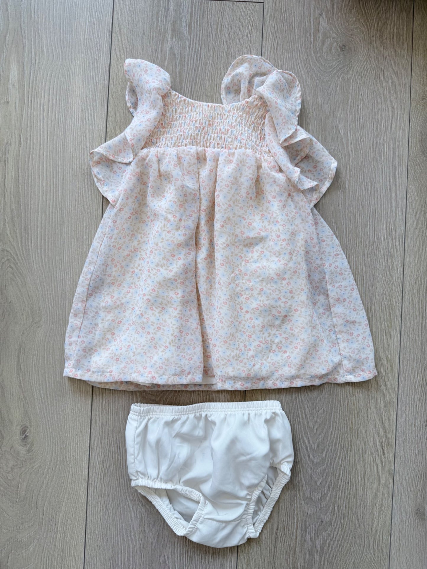 Baby Girl Flower Dress, Kids 6 Month (3-6M)