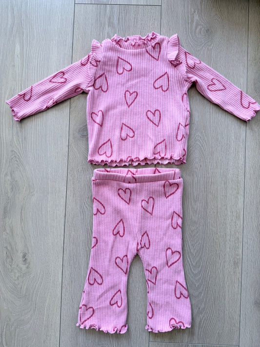 Baby Girl Long Sleeve Shirt & Pant, Kids 6 Month (3-6M)
