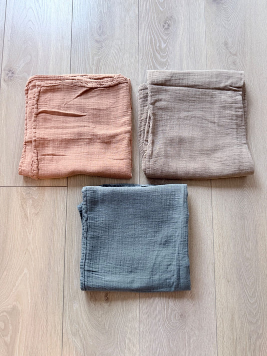 Momcozy Receiving/Swaddle Blankets, 12-18 Months (Large)