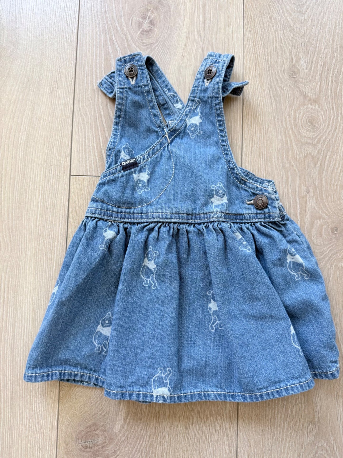 Baby Girl Overall Dress, Kids 6 Month (3-6M)