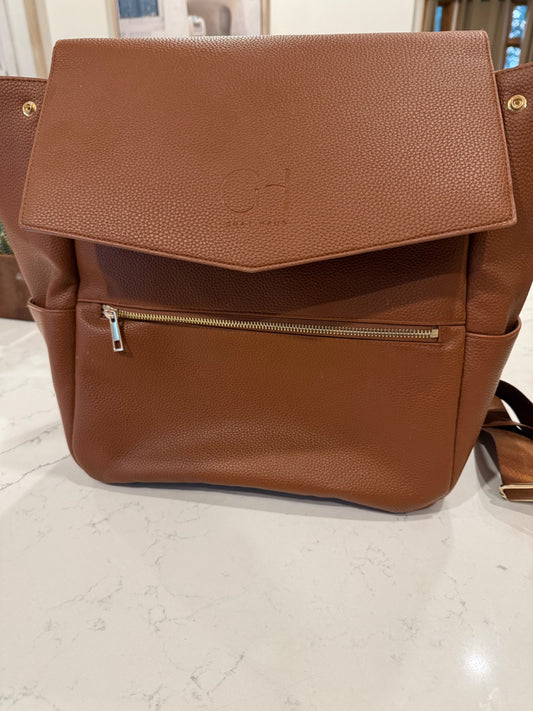 Gray Haus Diaper Bag Caramel MSRP $189
