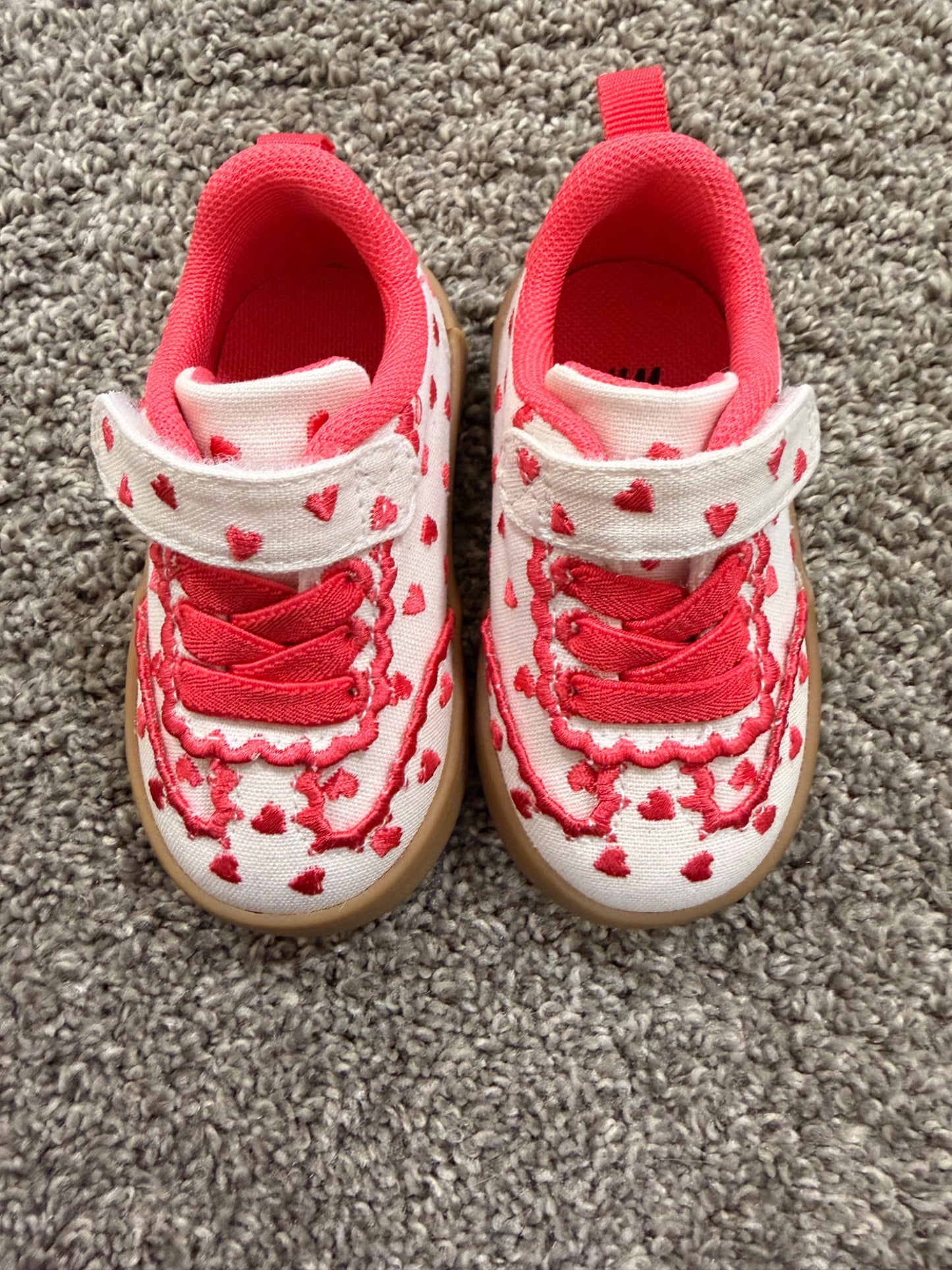 H&M Heart Sneakers , Shoes 5 (Walkers:12-24 mth)