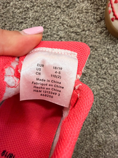 H&M Heart Sneakers , Shoes 5 (Walkers:12-24 mth)